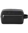 QD779 Quadra Tailored Luxe Wash Bag Black colour image